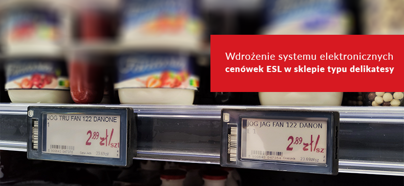 Wdrożenie elektronicznych cenówek w sklepie typu delikatesy w województwie śląskim