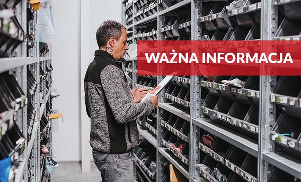 Ważna informacja - wysyłka części wag w dniach 11-13.12.24r.