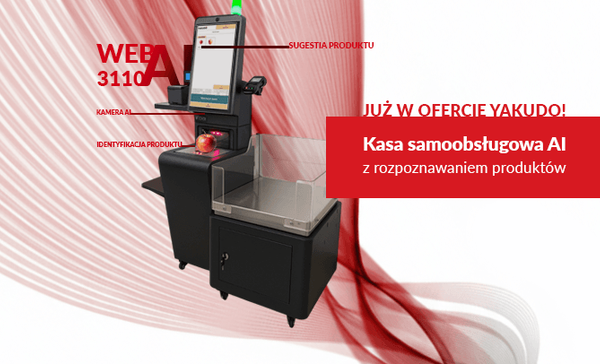 Inteligentna kasa samoobsługowa z rozpoznawaniem produktów przez kamerę AI już w ofercie Yakudo!