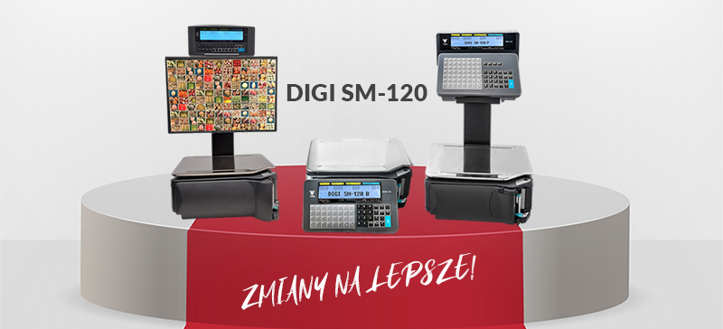 Waga etykietująca DIGI SM-120 z drukarką tradycyjną
