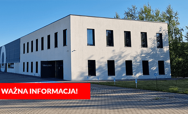 Ważny komunikat - praca zespołu Yakudo w dniu 20 października br.