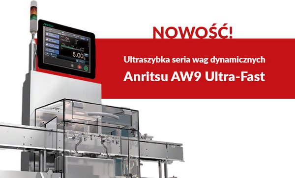 Nowość w ofercie Yakudo - ultraszybka waga dynamiczna Anritsu AW9