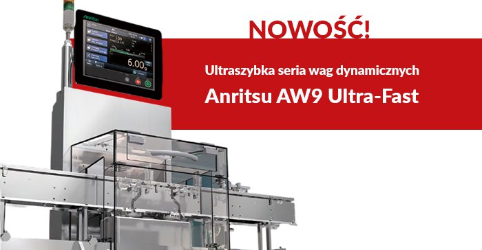 Nowość w ofercie Yakudo - ultraszybka waga dynamiczna Anritsu AW9