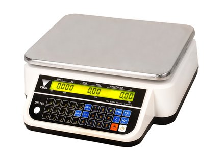 DS-782BR RS- waga kalkulacyjna bez wysięgnika w białej obudowie