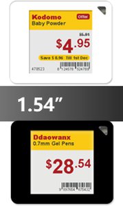 Elektroniczna cenówka ESL 1.54"