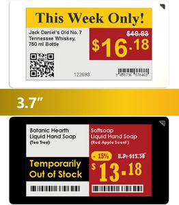 Elektroniczna cenówka ESL 3.7"