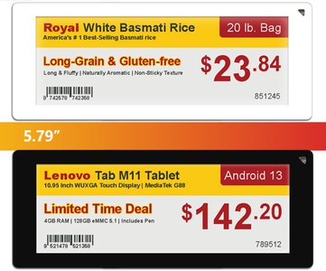 Elektroniczna cenówka ESL 5.79"